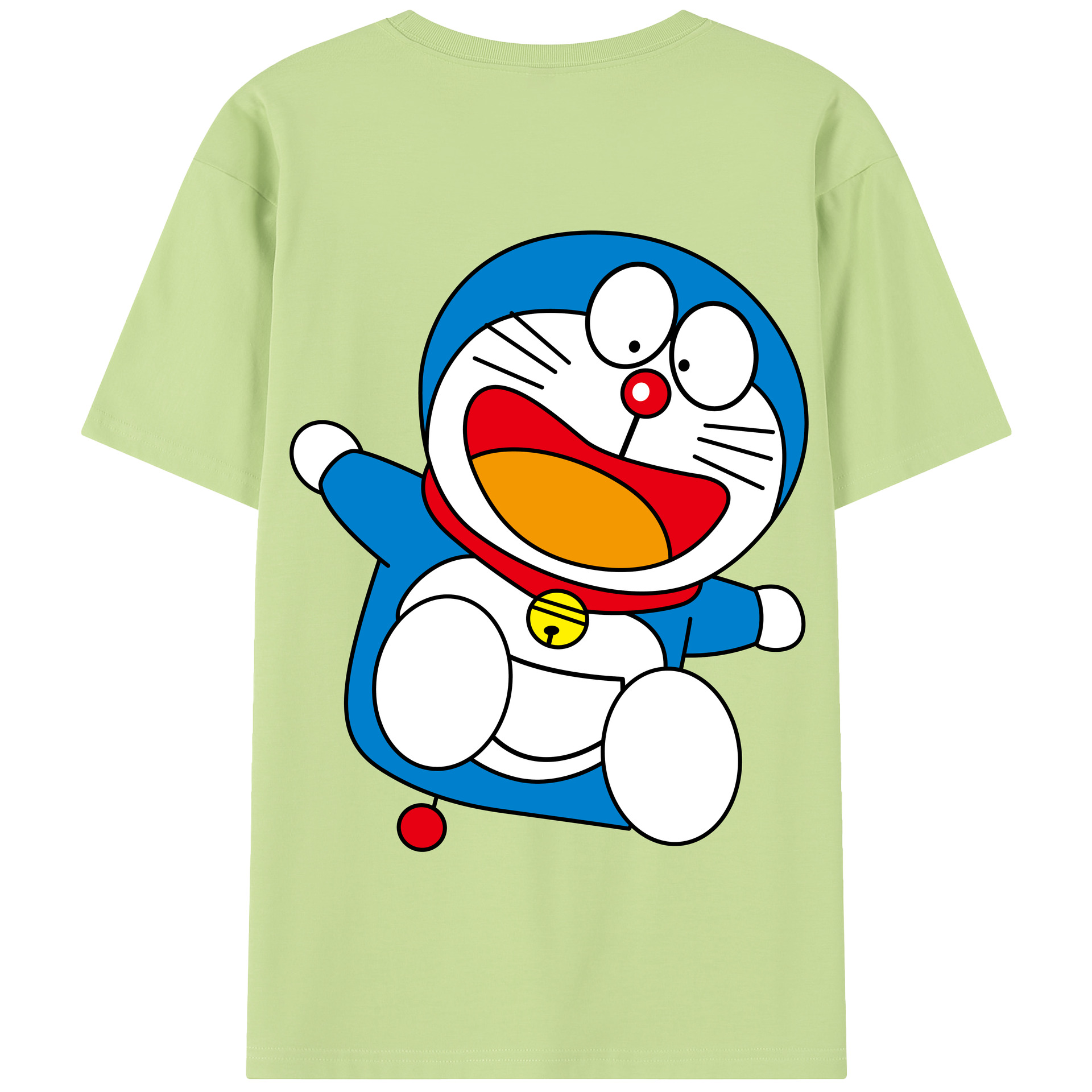（画像用） ドラえもん Doraemon 綿100％半袖Tシャツ（背面プリント）